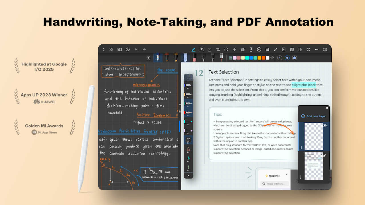 Notein：Handwriting Notes & PDF 